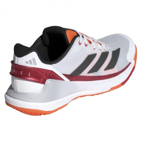 Adidas Crazyquick LS Padel Shoes White Lucid Orange