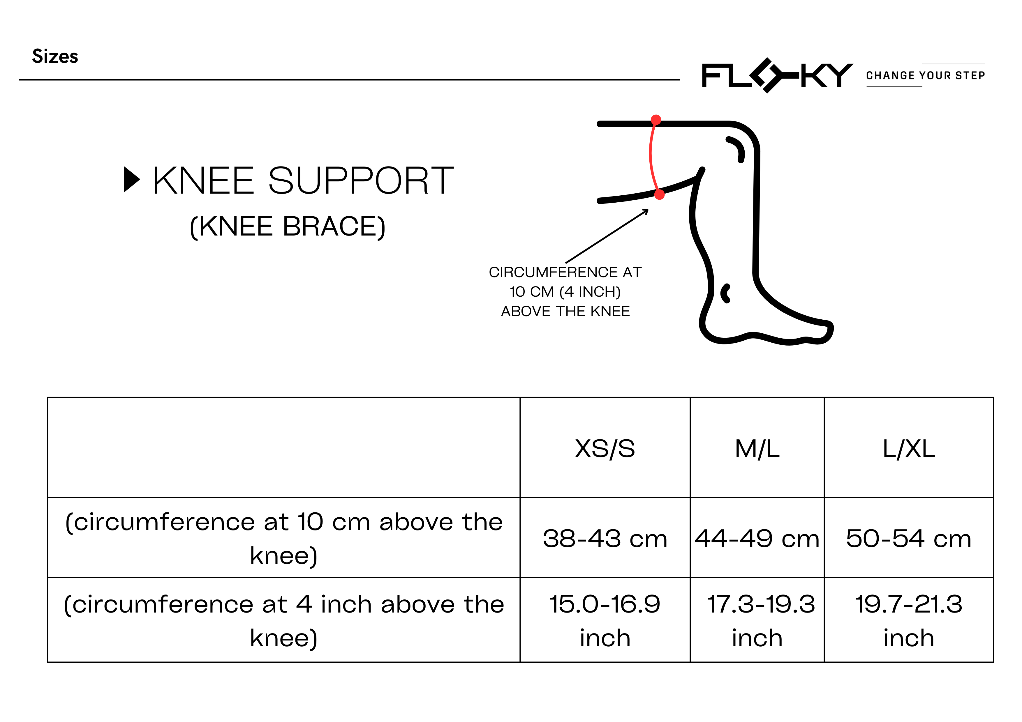FLOKY KNEE Support Knee Brace right