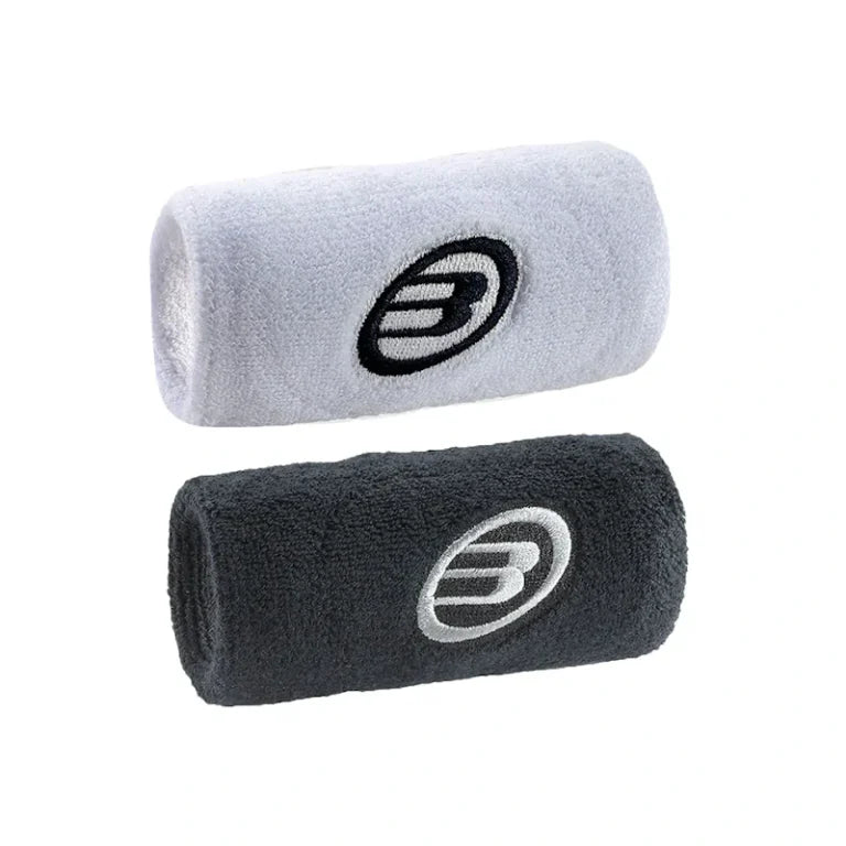 Bullpadel BPMU254 White/Black Wristbands