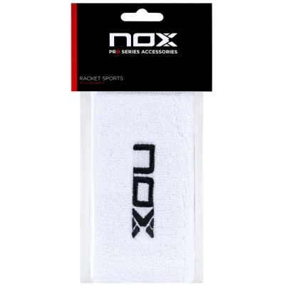 Nox White Logo Wristbands